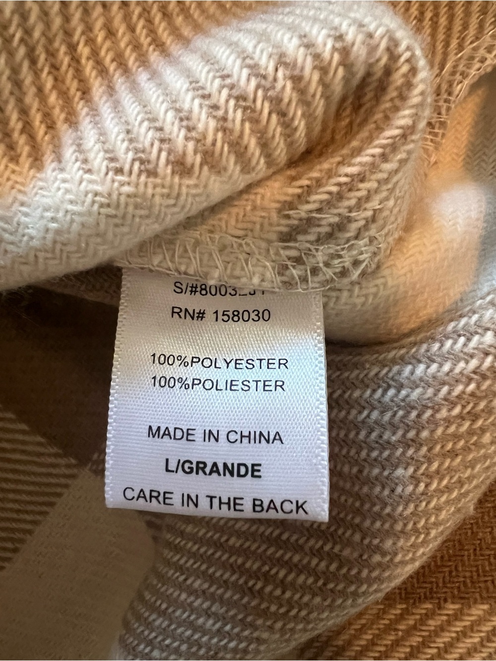 Beige Shacket - Picture 6 of 6